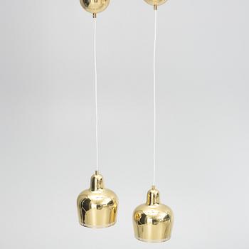 Alvar Aalto,  a pair of model 'A330S' ceiling lights, Artek.