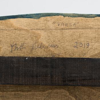 Matti Helenius, assemblage, signed and dated 2019.