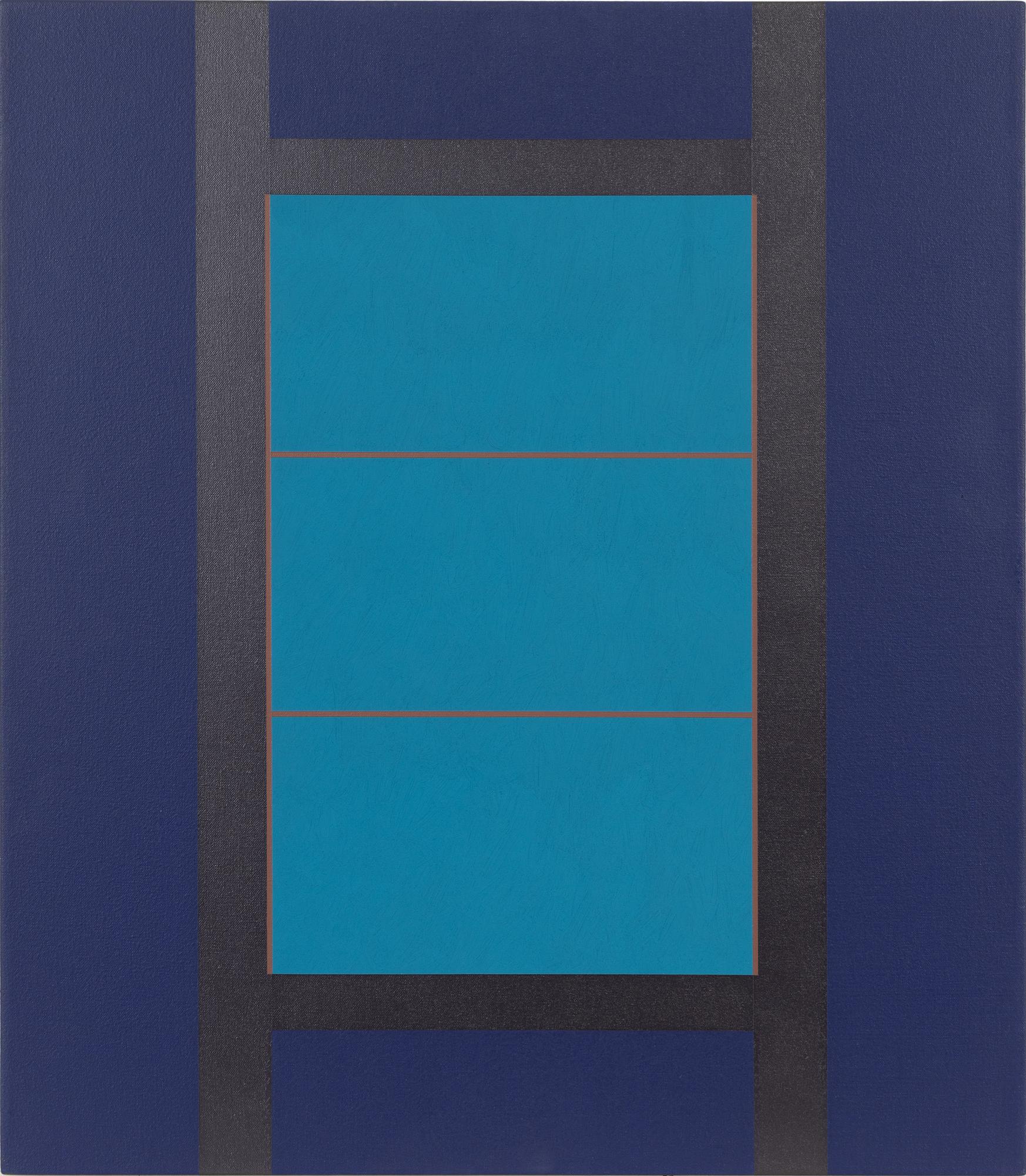 James Juszczyk, acrylic on canvas, signed and dated 1984 verso.