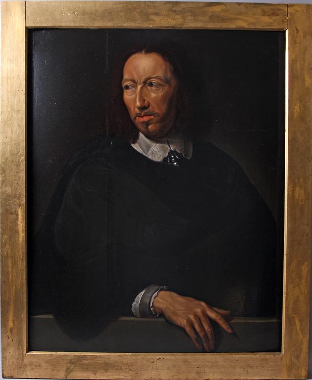 OKÄND KONSTNÄR, olja på pannå, 1800-tal.