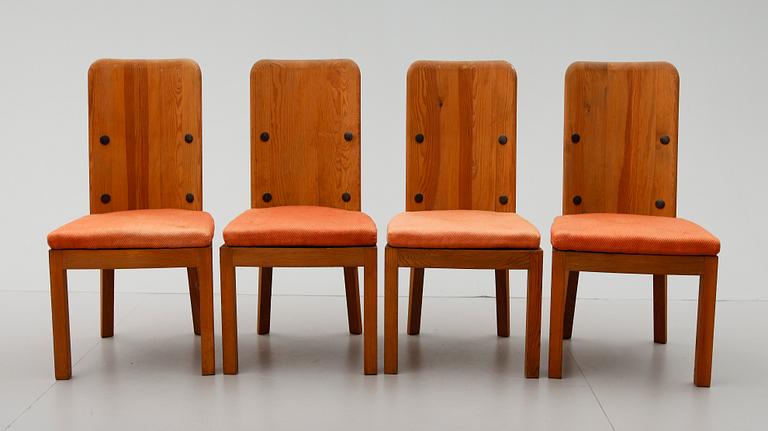 STOLAR, 4 st, "Lovö", Axel Einar Hjorth, Nordiska Kompaniet, 1930-tal.