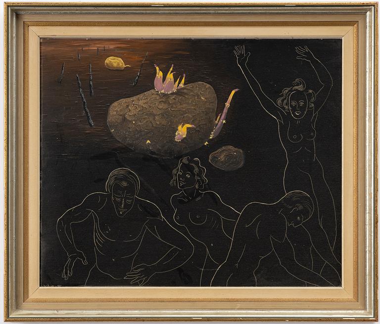 Vilhelm Bjerke-Petersen, Surrealist composition.