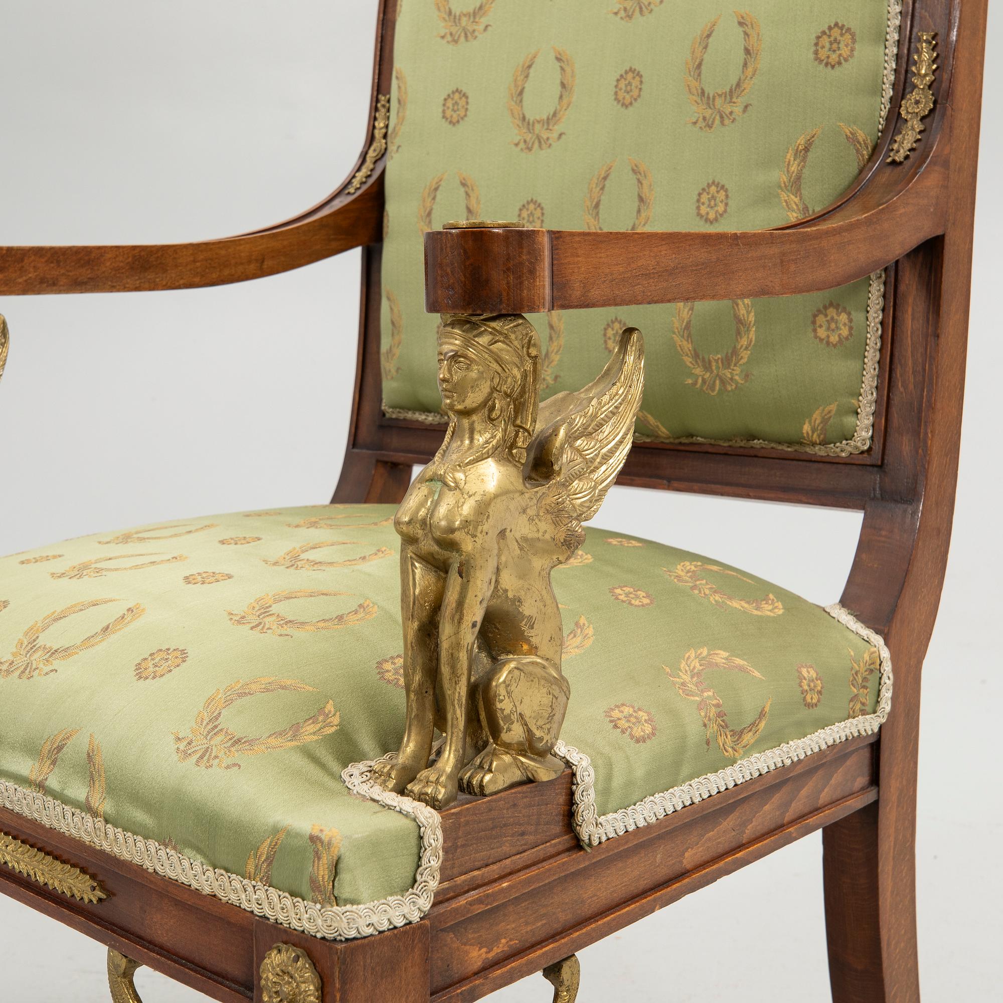 Armchair, Empire style, 20th century.