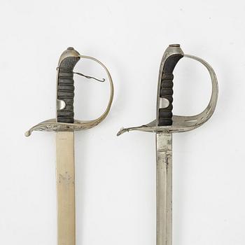 Two swords, 19th century.
