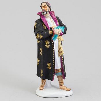 A Russian Lomonosov porcelain figure of 'Feodor Chailiapin', 20th Century.