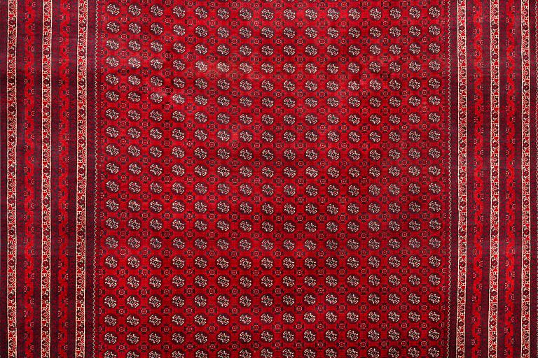 An Afghan carpet, c. 292 x 200 cm.