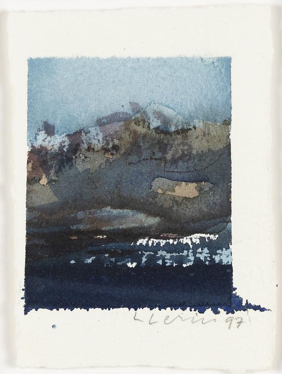 Lars Lerin, Autumn in Lofoten.