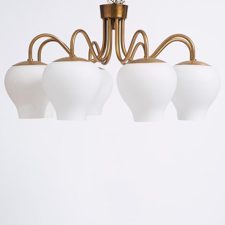 Harald Notini, a ceiling lamp, model '11901', Arvid Böhlmarks Lampfabrik, Sweden, 1950s.