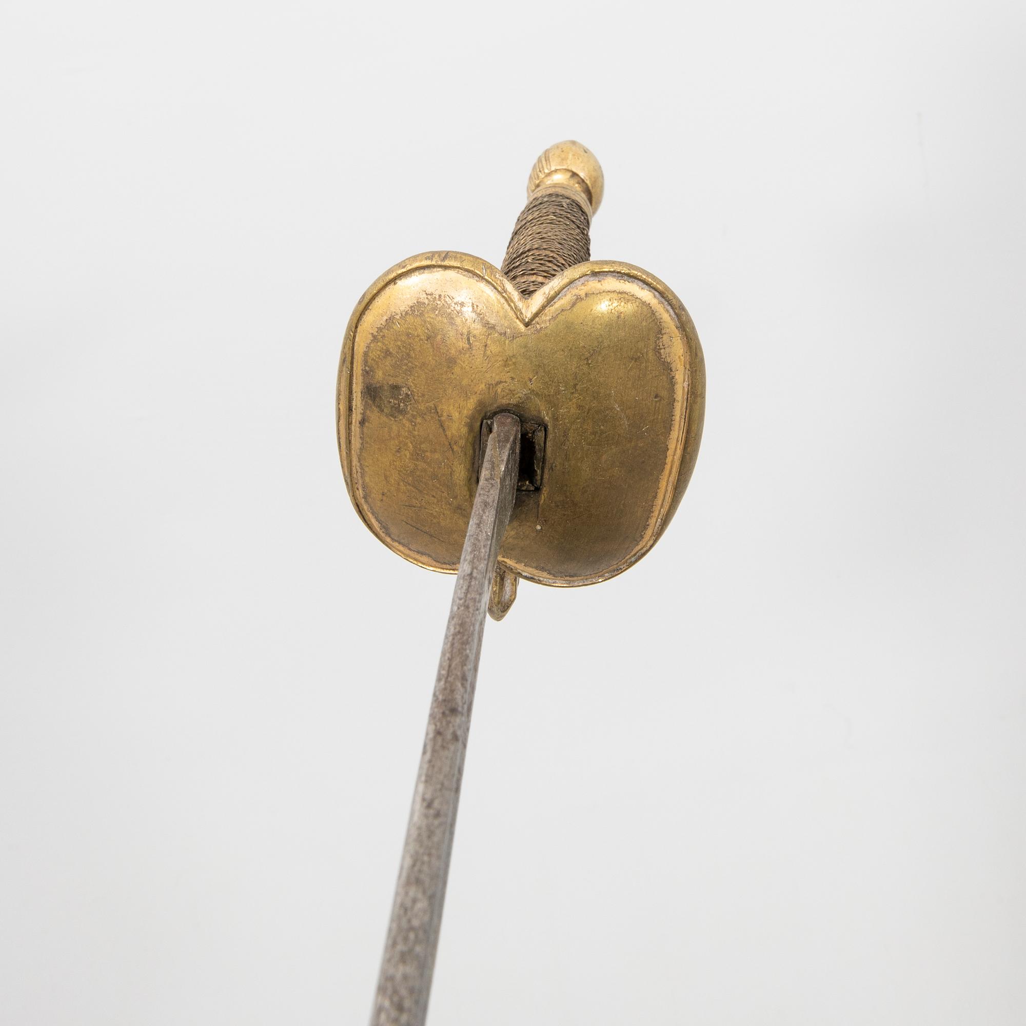 Värja, svensk, 1840-tal, för infanteriofficer.