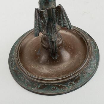 TWO CANDELABRUM, first half of the 20th century.
