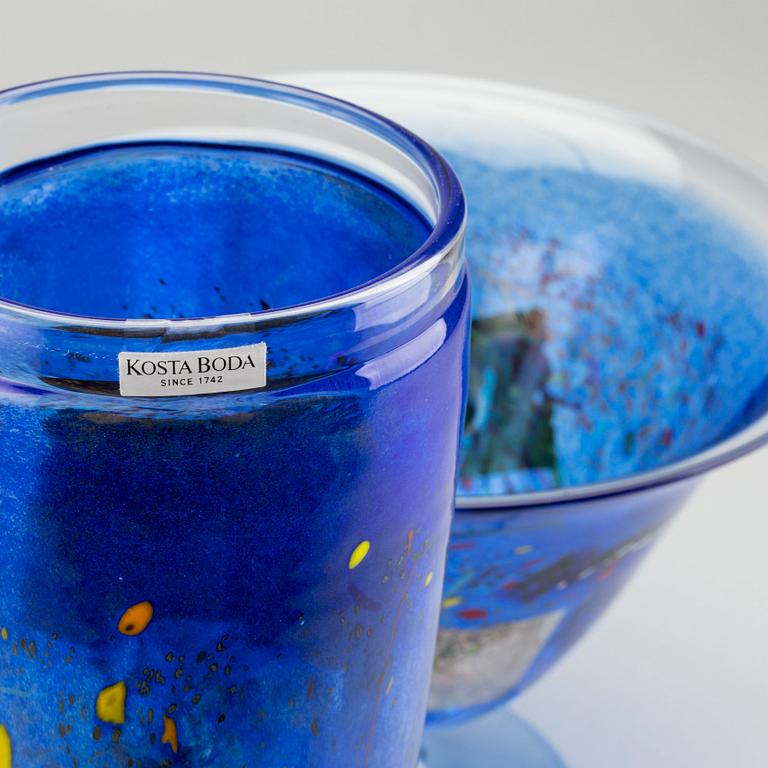 BERTIL VALLIEN, VAS OCH SKÅL, Kosta Boda "Satellite".