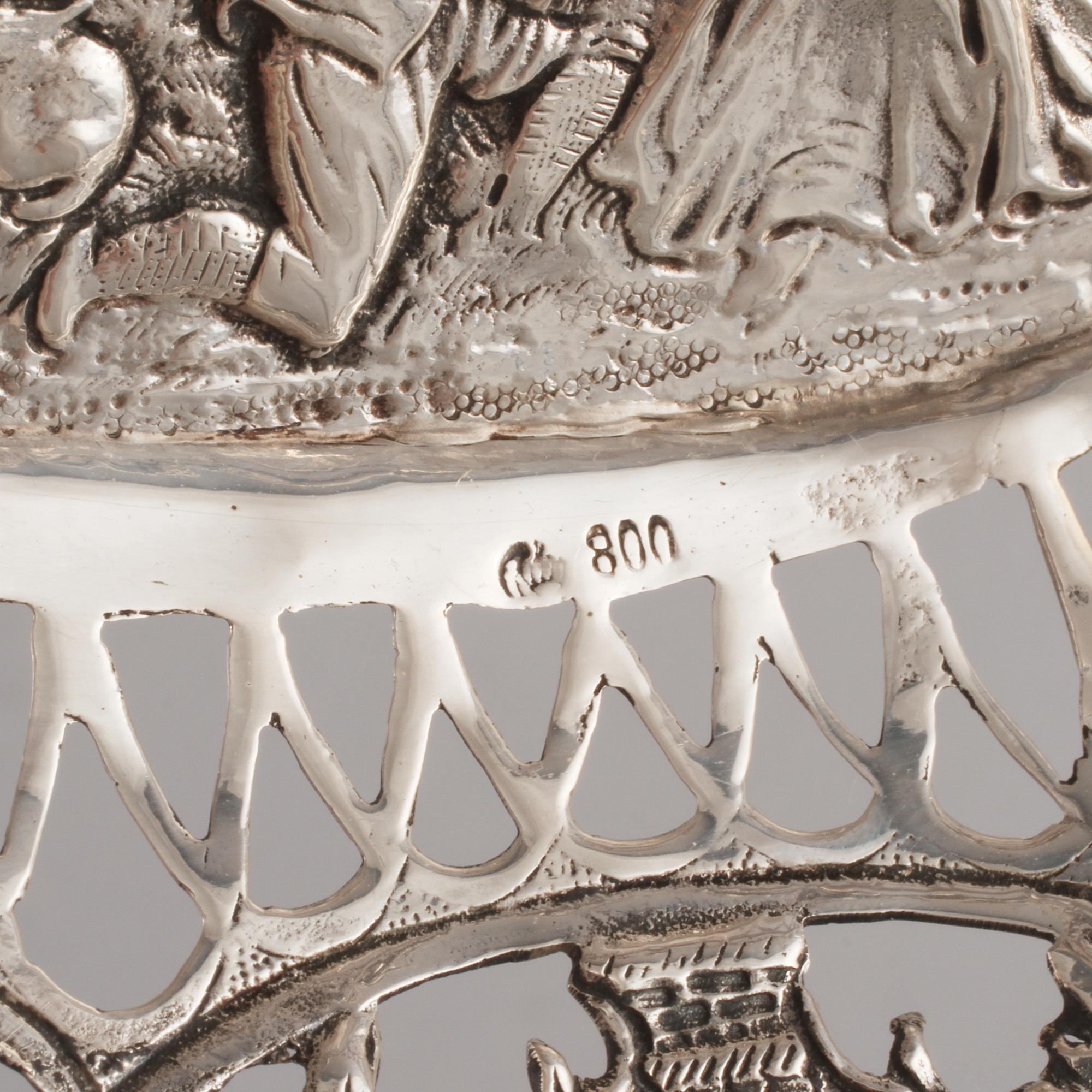 PARTI SILVER, 7 delar, mestadels Sverige, 1900-talets mitt/andra hälft, total vikt 364 g.