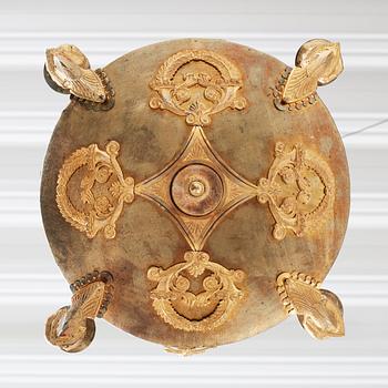 AMPEL, för fyra ljus, Sverige, 1800-tal, Karl Johan.