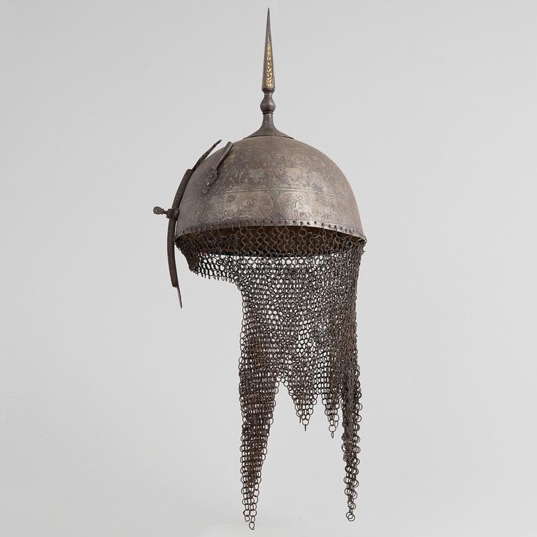 A Persian Khula Khud, 19th century.