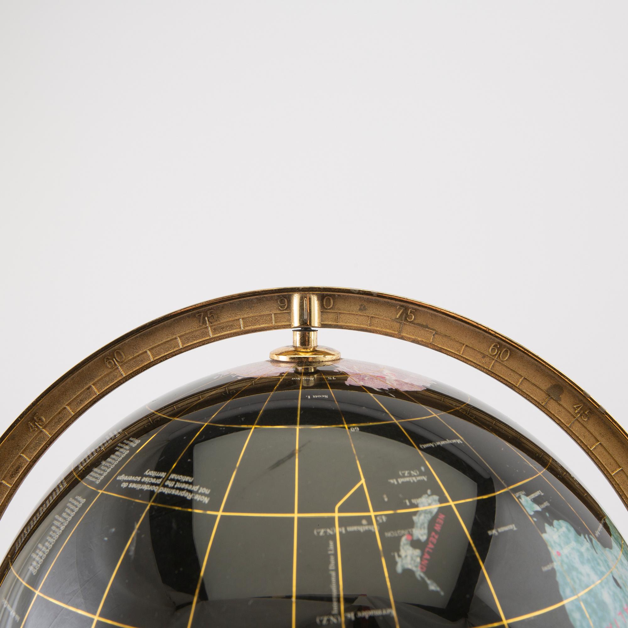 Jordglob 1900-talets andra hälft.