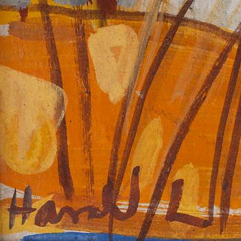 HARALD LINDBERG, olja på pannå, signerad.