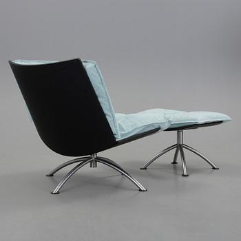 FÅTÖLJ, Tom Stepp, "Prime Time", tillverkad av Kvist Möbler.