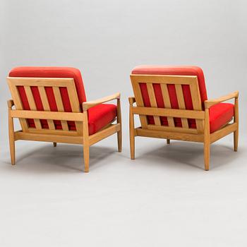 A pair of 1960's armchairs.