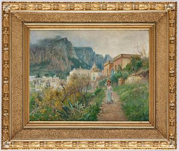 Anshelm Schultzberg, Scene from Capri.