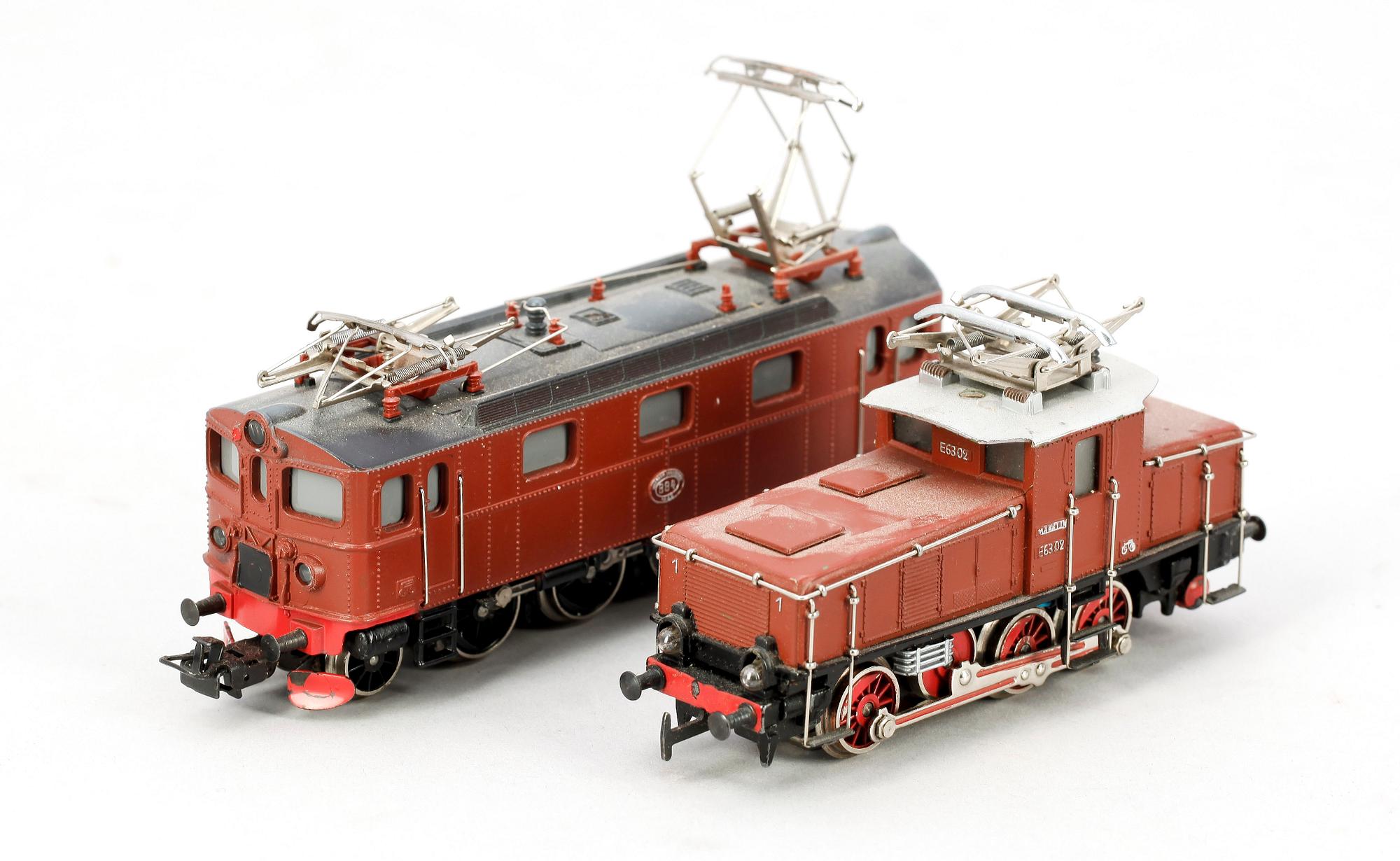 ELLOK, 2st. Märklin H0 3001 samt 3030, 1900-talets andra hälft.
