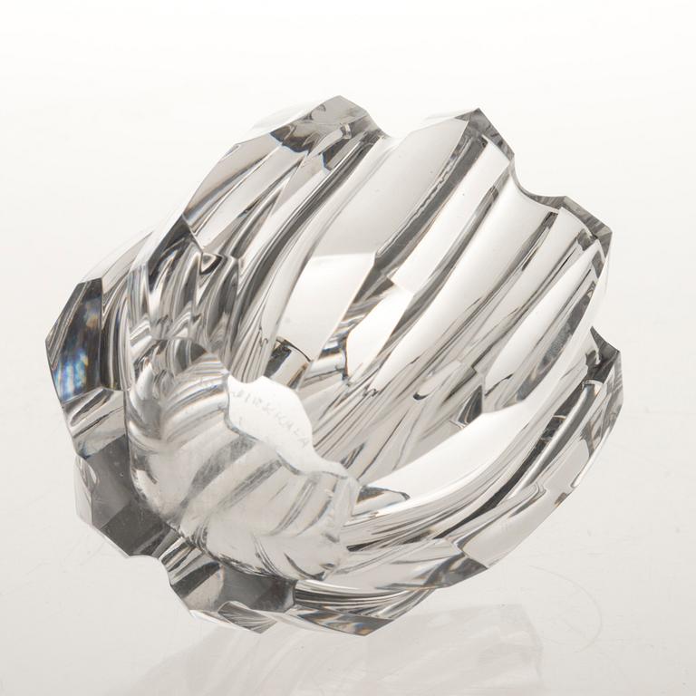 A Tapio Wirkkala glass vase model 3272, signed Tapio Wirkkala Iittala.