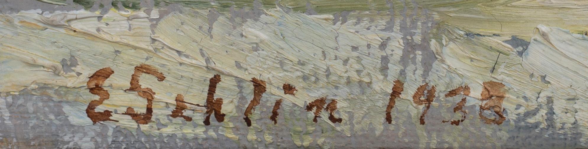 Ester Gehlin, oil on canvas signed and dated 1938.