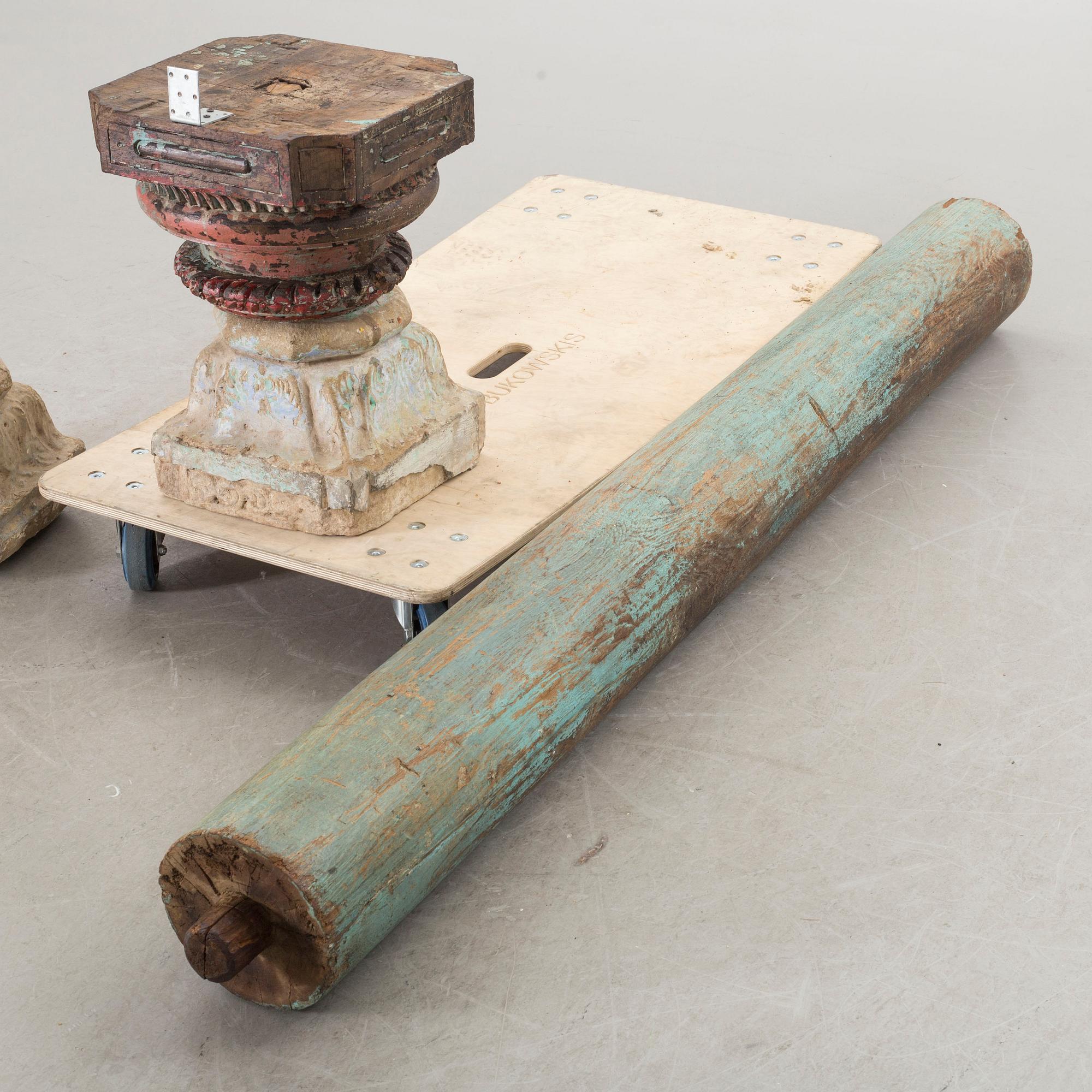 KOLONNER ett par Indien 1900-tal.