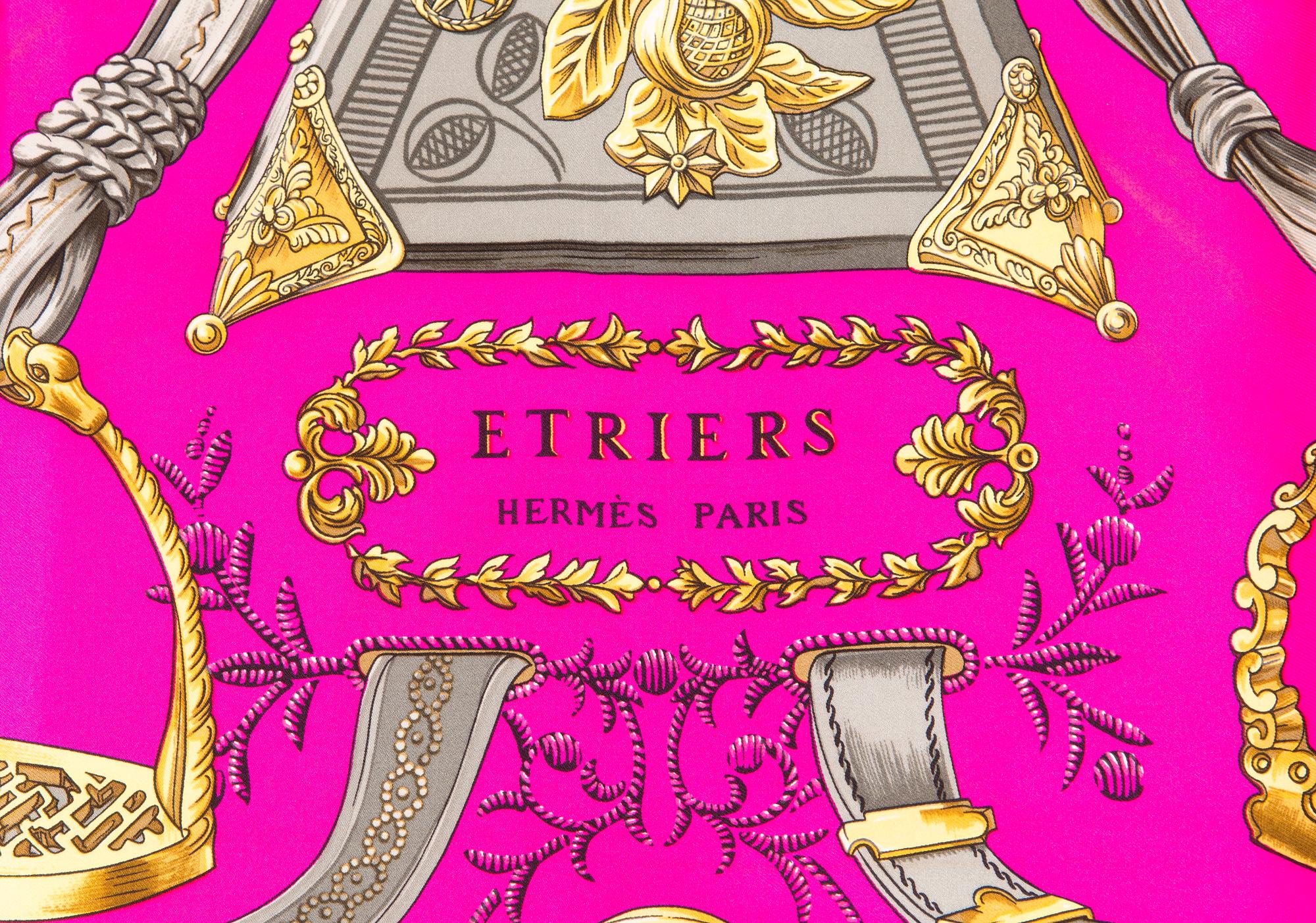 Hermès, scarf, "Etriers".