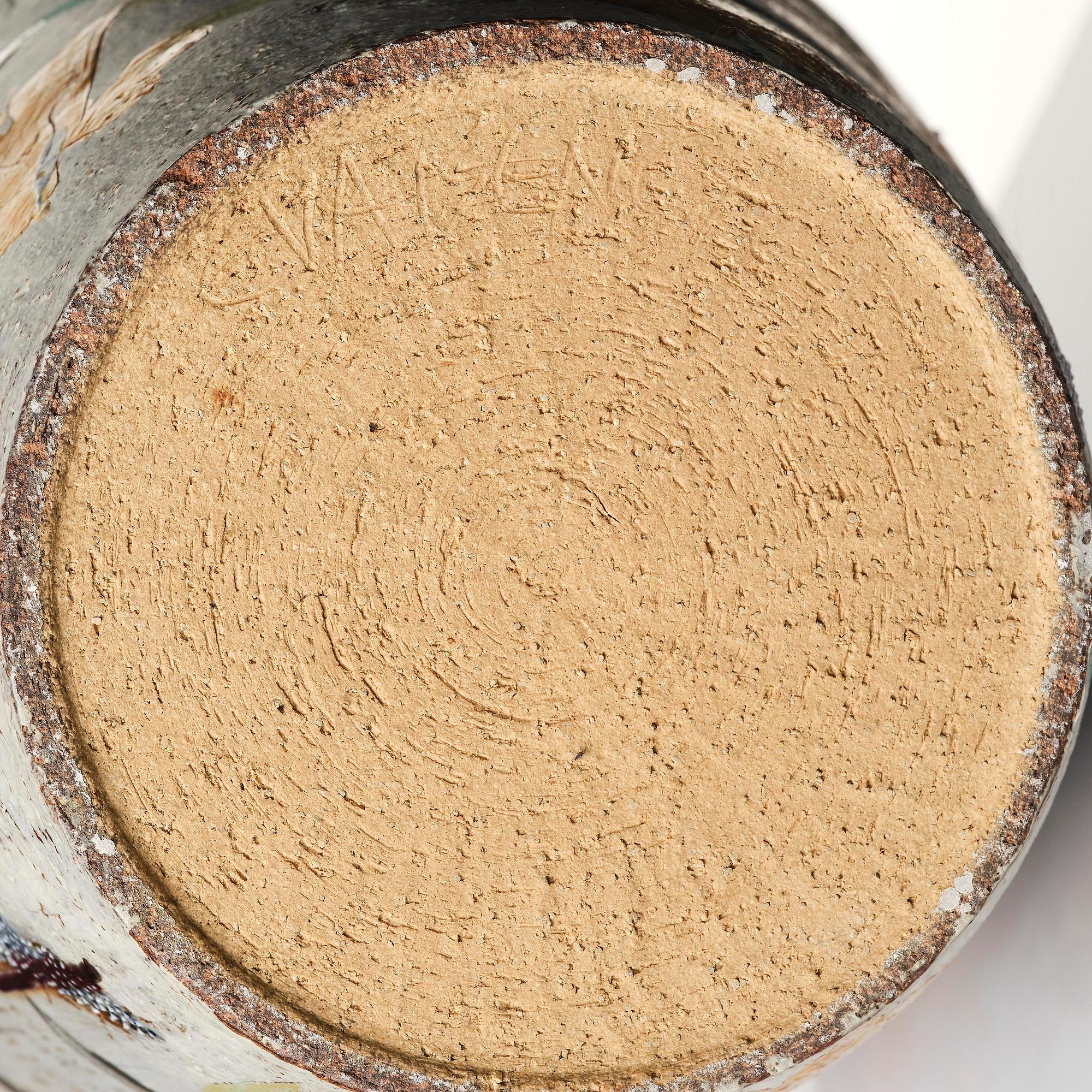 Eva Bengtsson, a stoneware floor vase "Blomstra", own studio, Frillesås, 2016.