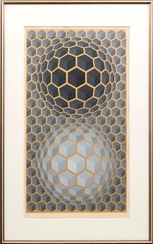Victor Vasarely, "Meta III".
