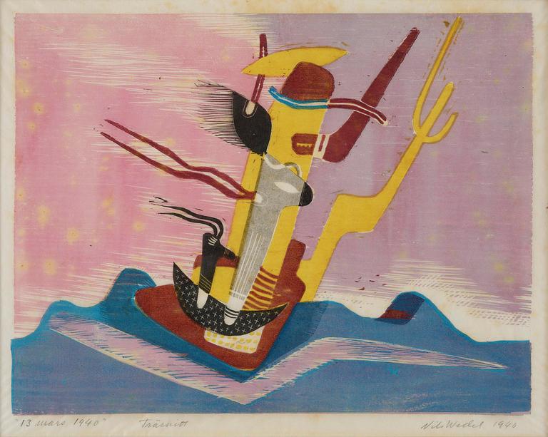 Nils Wedel, "13 mars 1940".