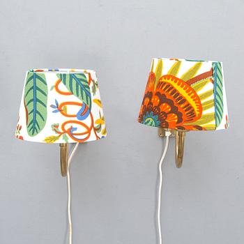 A pair of EWÅ wall lamps 1660/70s.