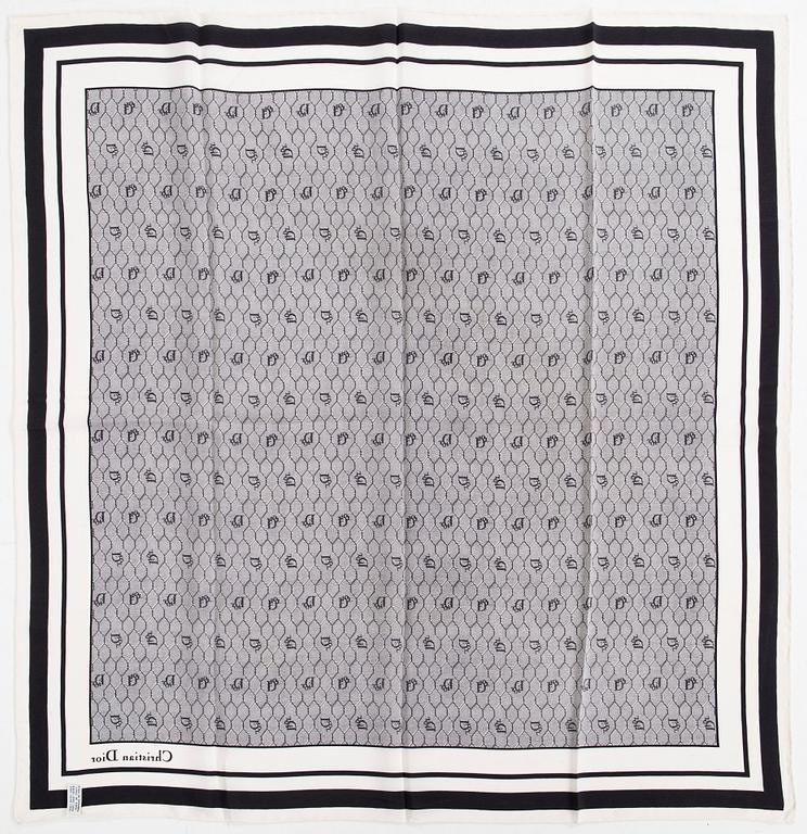 Christian Dior, a silk scarf.