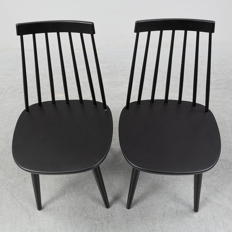 YNGVE EKSTRÖM, pinnstolar, 8 st, "Pinnockio", formgiven 1956.