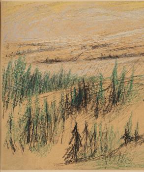 Carl Fredrik Hill, Forest landscape.