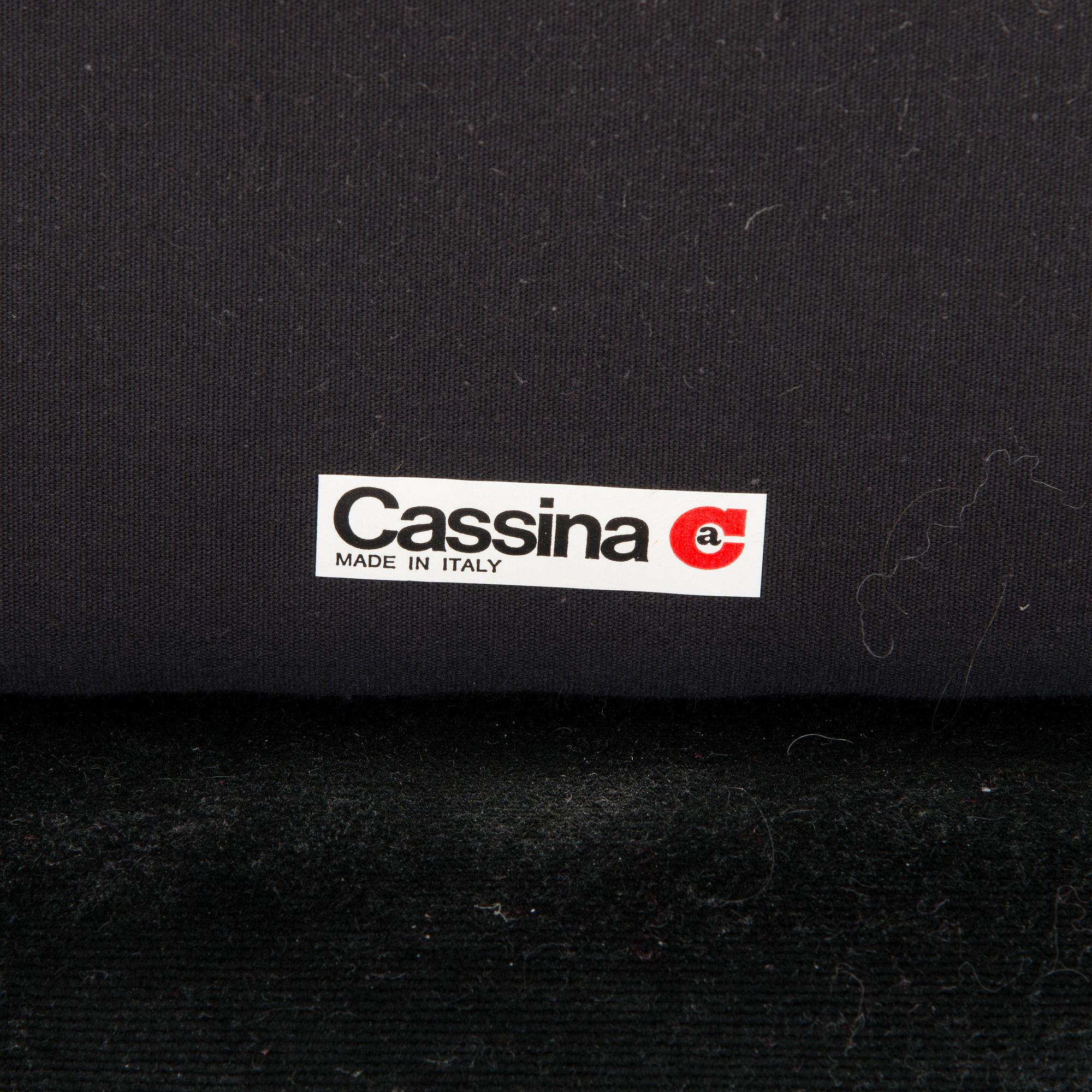 Vico Magistretti, nojatuoli, "Maralunga", Cassina, Italia.