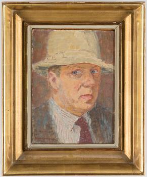 BIRGER LJUNGQUIST, oil on board, signed Birger Ljungqvist and dated 1941.