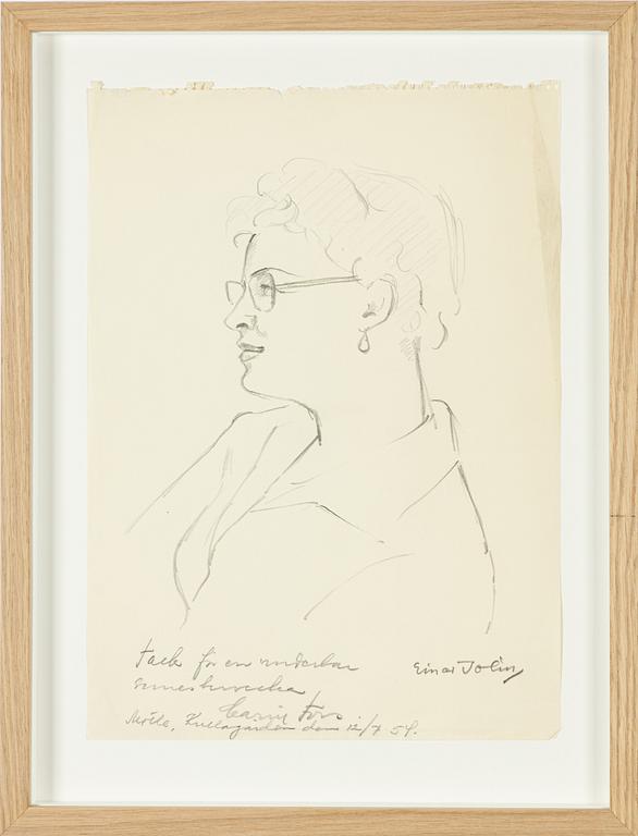 Einar Jolin, Portrait of Tatiana Angelini-Jolin.
