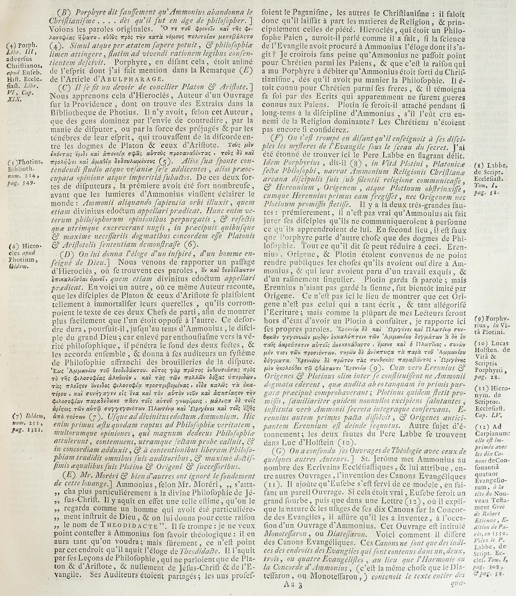 PIERRE BAYLE, 4 vol, Dictionaire Historique et Critique, I-IV, Amsterdam 1740.