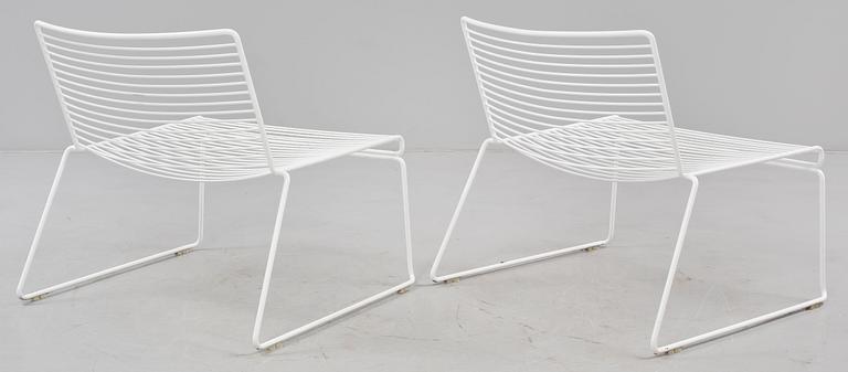 LOUNGEFÅTÖLJER, ett par, Hay, Danmark, 2000-tal.