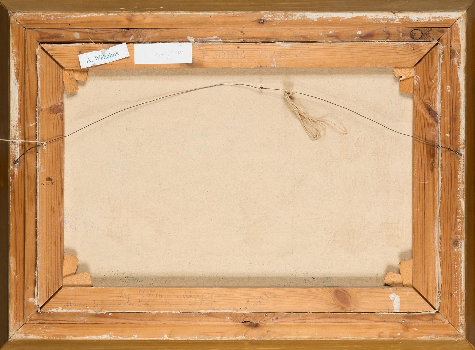 Alexander Wilhelms, Segelfartyg.