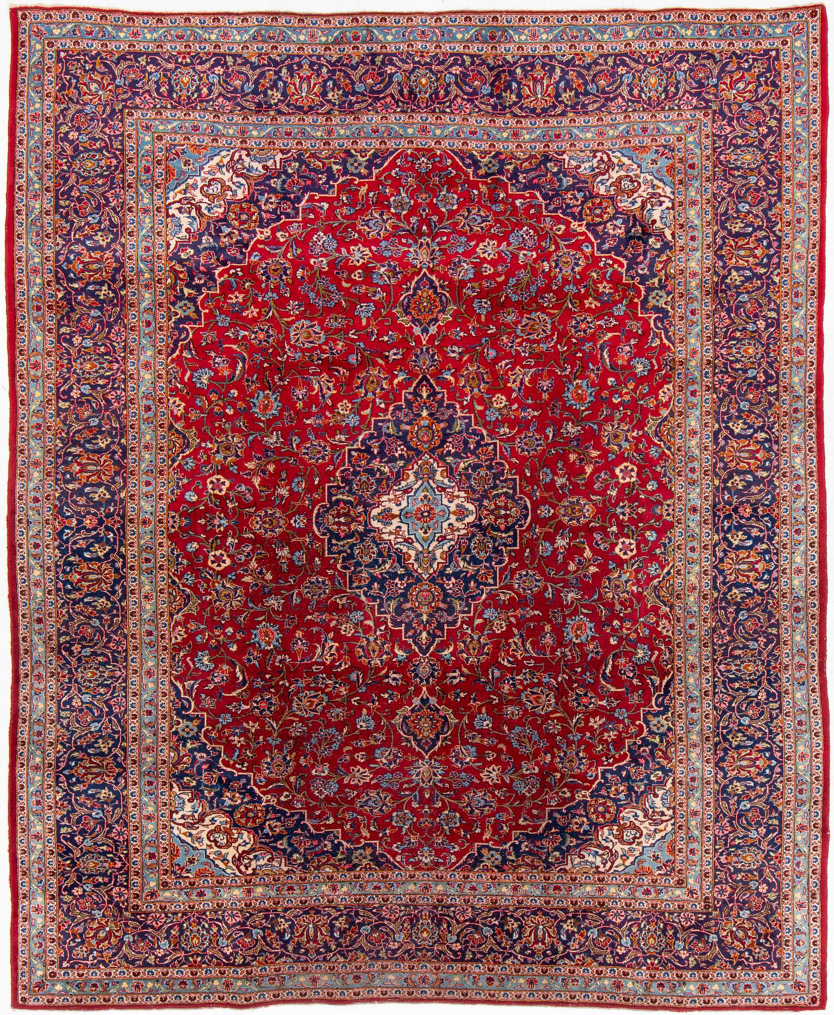 Rug, Keshan, 363 x 300 cm.