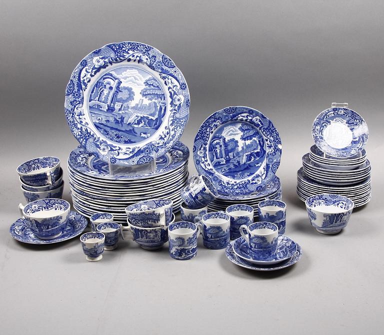 SERVIS, flintgods, 96 delar, "Spode´s Italian", Copeland, England.