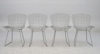 STOLAR, 8 st, "Sidechair", Harry Bertoia, formgiven 1952.