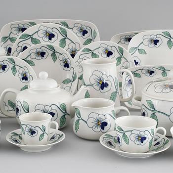 SYLVIA LEUCHOVIUS, 114 servisdelar, porslin, "Sylvia", Jubileumsservis, Rörstrand, 1900-talets andra hälft.
