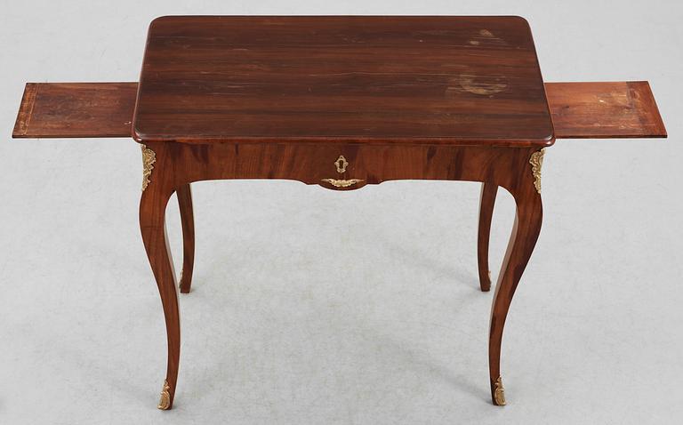 A Swedish Rococo card table probably by C. Tietze 1764.