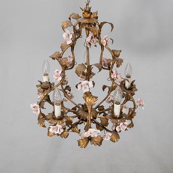 Ceiling lamp Louis XV style, first half of the 20th century.