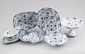 SERVISPORSLIN, 7 delar, Royal Copenhagen.