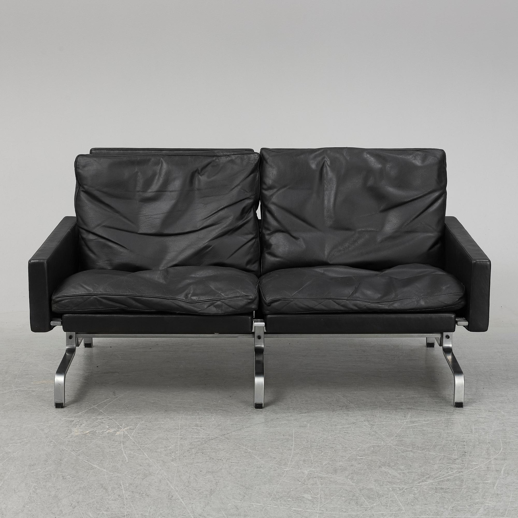 POUL KJAERHOLM, 'PK31-2' sofa, E Kold Christensen, Denmark.