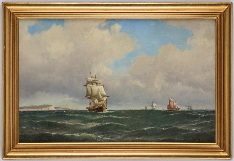 Carl Ludwig Bille, Off coast.